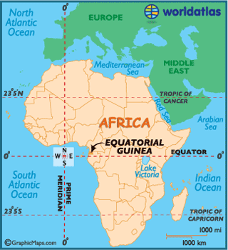 Guinee Equatoriale carte